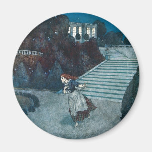 Íman Conto de Fadas Vintage, Cinderela por Edmund Dulac