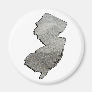 Íman Contorno de Nova Jersey Sandy State