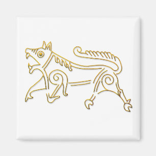 Íman contorno Vang Runestone-gold