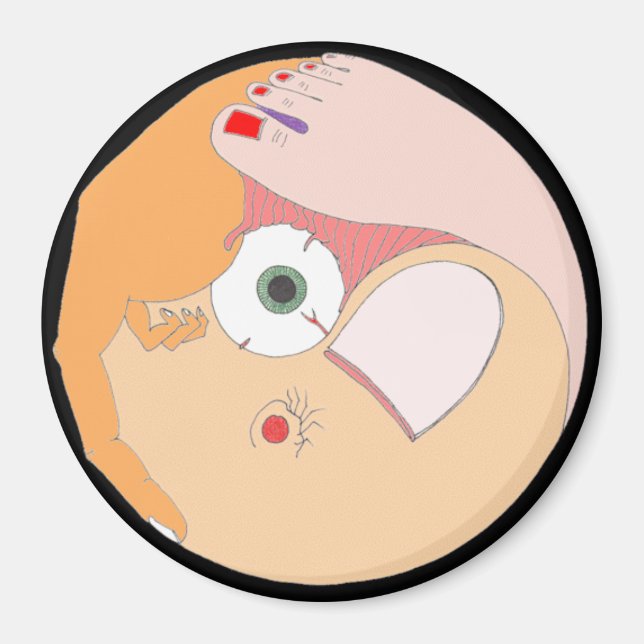 Íman "Contorsão" Mandala Magnet (Frente)