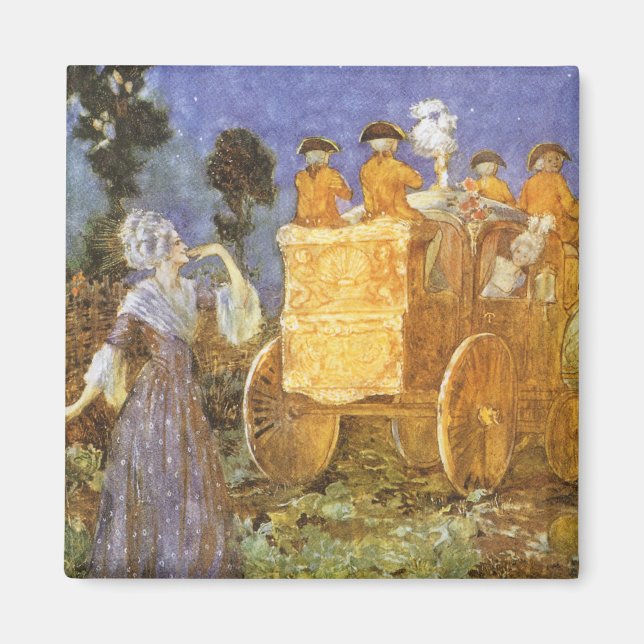 Íman Contos de Fadas Clássicos Cinderela e a Fada Madri (Frente)