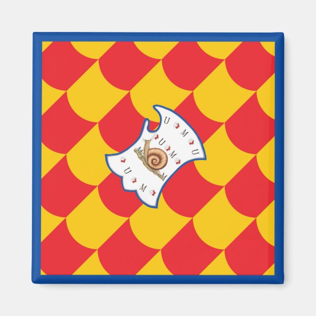 Íman Contrada della Chiocciola (Snail) Palio (Frente)