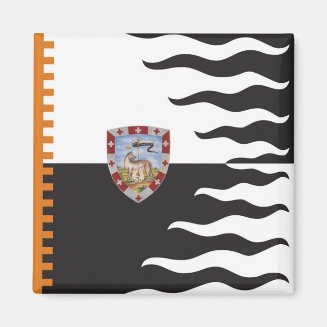 Íman Contrada della Lupa (Ela-Wolf) Palio di Siena (Frente)