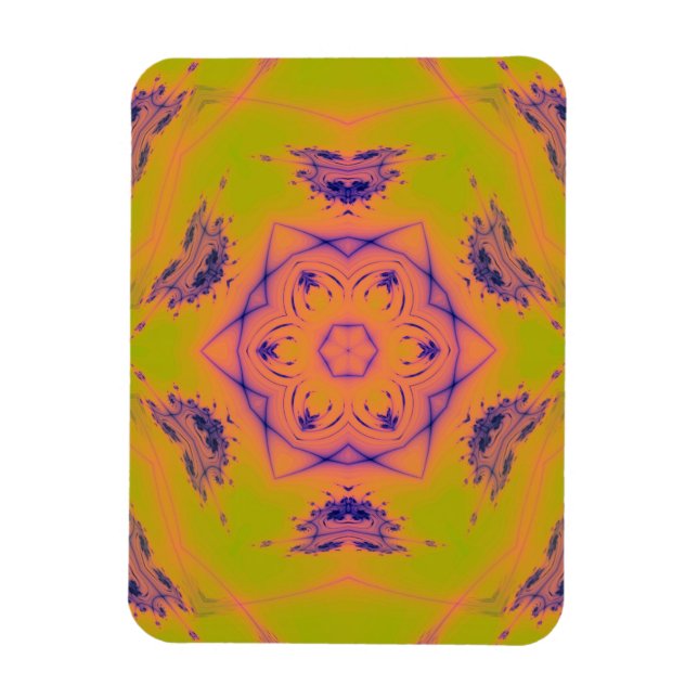 Íman Contraste de gradiente de Sunset Beach Mandela (Vertical)