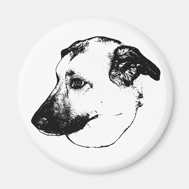 Íman Contraste Limpo, Ímã de Cachorro (Frente)
