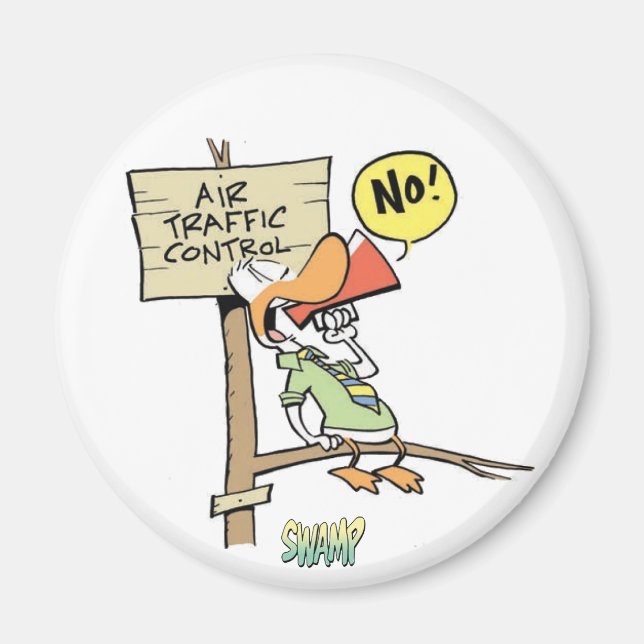 Íman Controlador de tráfego aéreo de pântano (Frente)