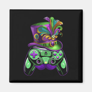 Íman Controladora de jogos Mardi Gras Gamers Kids Girls