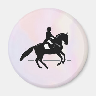 Íman Controle de Dressage Elegante em um Plano de Fundo