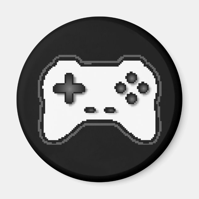 Íman Controle de Jogo Estilo de Jogo Branco Preto de 8  (Frente)