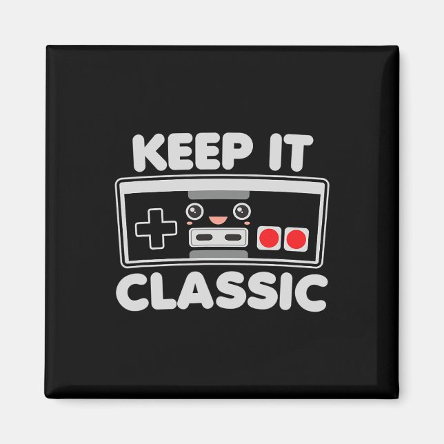 Íman Controle de Video Game Keep It Clic Humor 80s Retr (Frente)