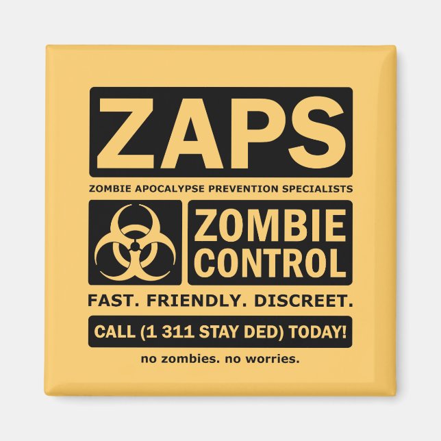 Íman Controle Zombie (Frente)