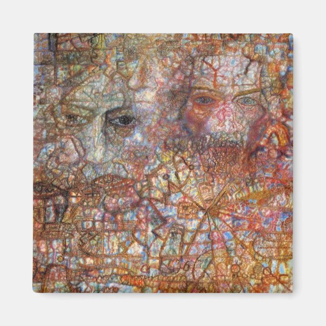 Íman Convenções: Duas Faces (por Pavel Filonov) (Frente)