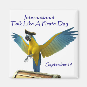 Íman Conversa como um dia do pirata