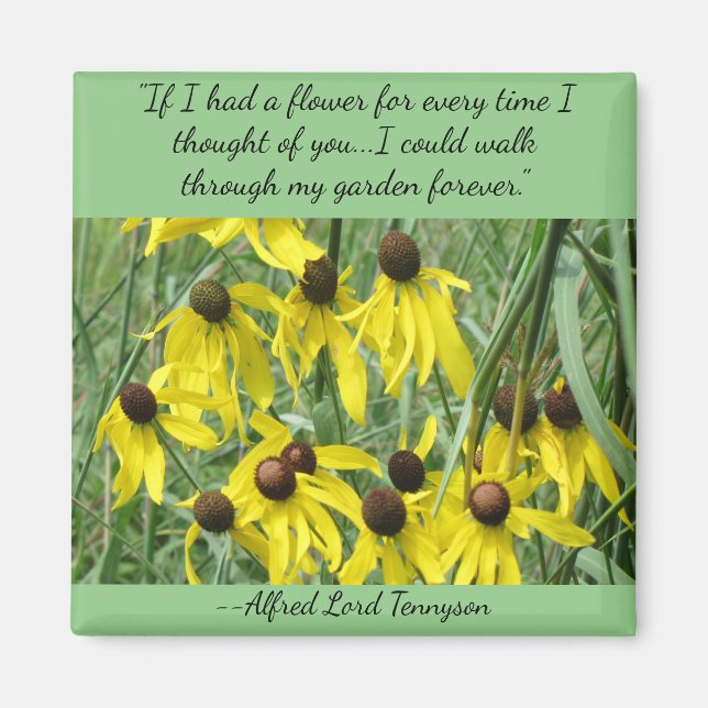 Íman Conversores Amarelos pensam em seu ímã quadrado (Frente)