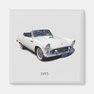 Íman convertível branco 1955