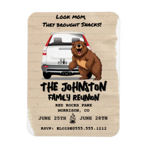 Íman Convidado para Reunião Familiar Engraçado com Bear