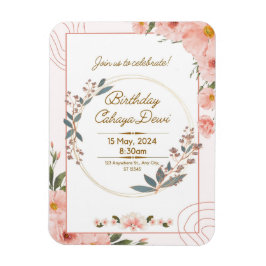 Íman Convite de aniversário