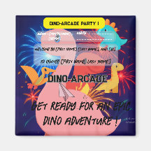 Convite de aniversário - Magnet