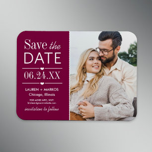 Íman Convite de Antecedência de Casamento com Painel Di