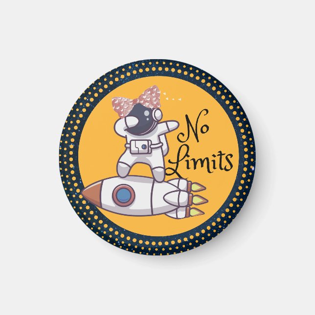 Íman Convite para Chá de Bebê Sem Limites (Frente)