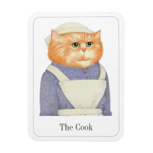 Íman COOK CAT 3x4 Magnet flexível + Texto II
