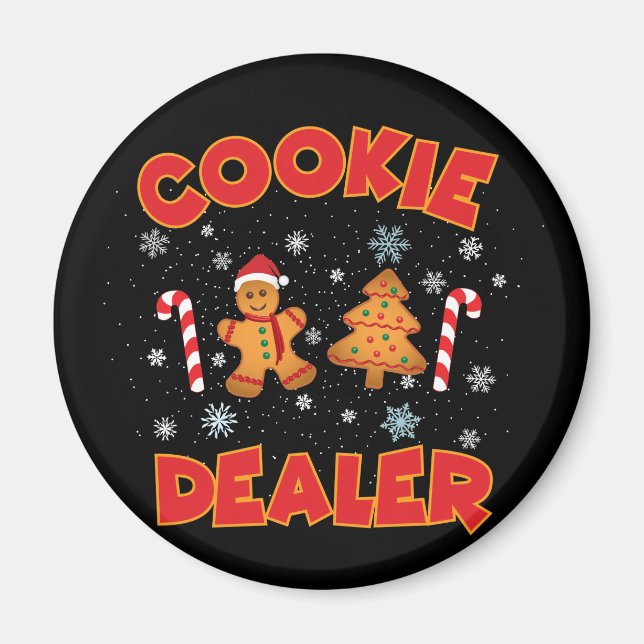 Íman Cookie Baking Crew Natal (Frente)