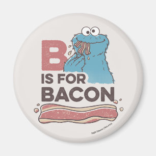 Íman Cookie Monster B é de Bacon