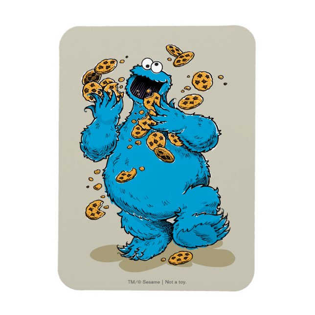 Íman Cookie Monster Crazy Cookies (Vertical)