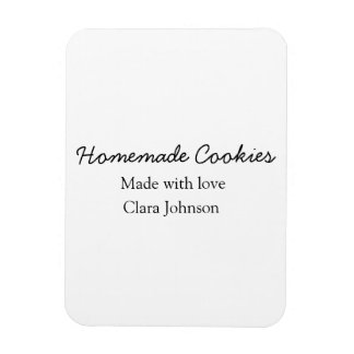 Íman Cookiers caseiros adicione seu nome de texto jogan