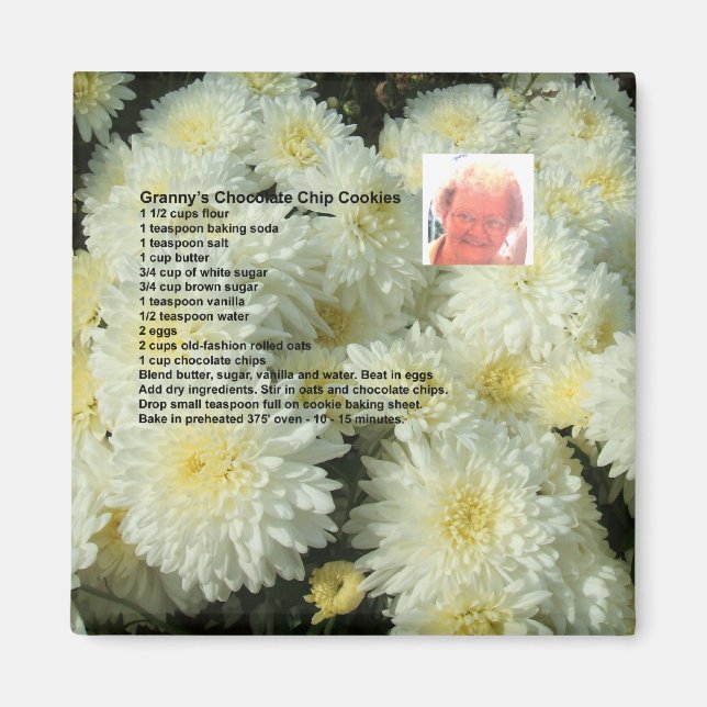 Íman Cookies de chocolate da vovó (Frente)