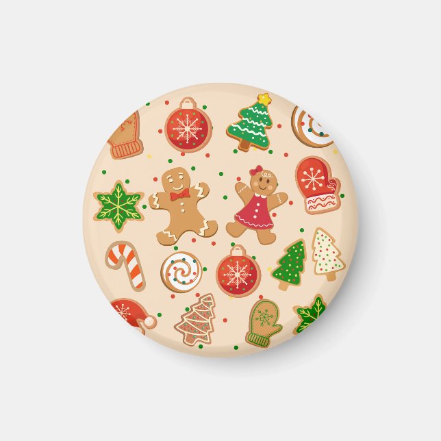 Íman Cookies de Natal (Frente)