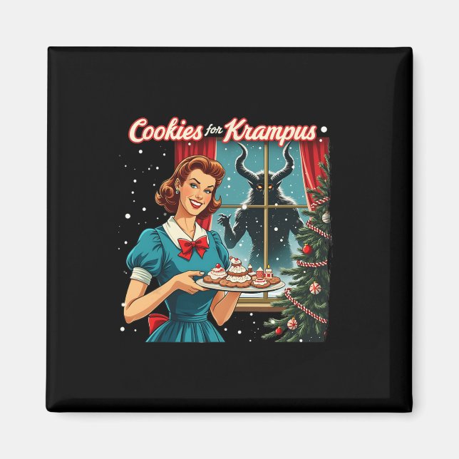 Íman Cookies Para Krampus Engraçado Natal Xmas Krampus  (Frente)