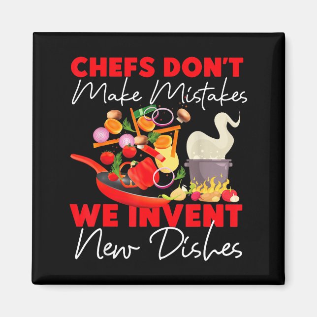 Íman Cooking Cook Kitchen Chef Chefs Don't Make Mistake (Frente)