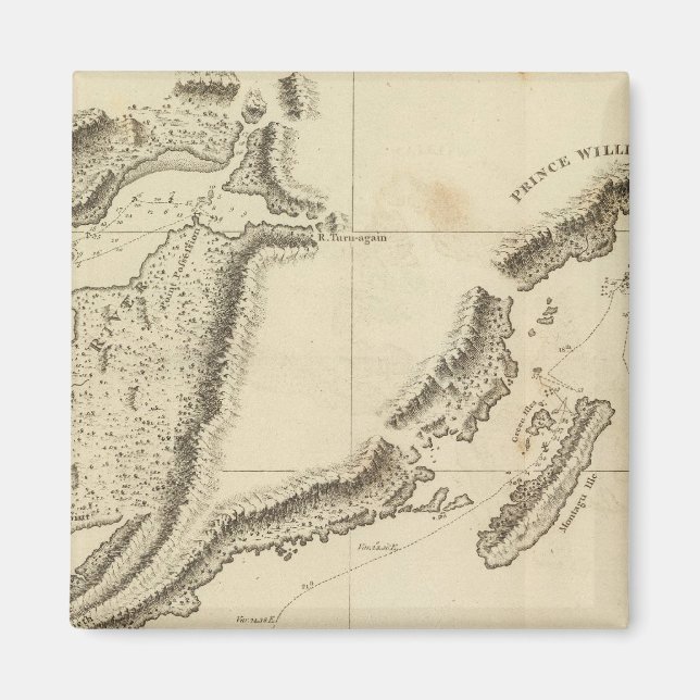 Íman Cooks River (Alasca) (Frente)