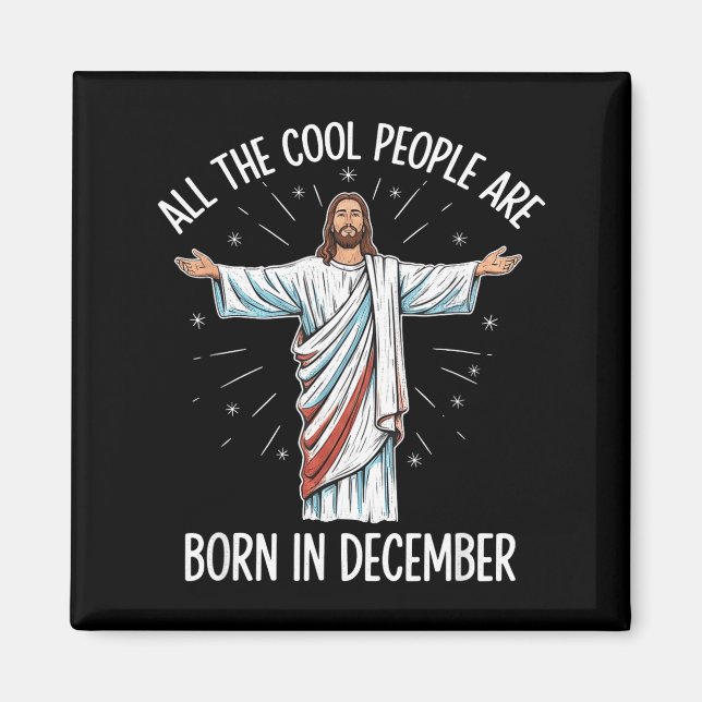 Íman Cool People December Birthday Sritual Theme  (Frente)