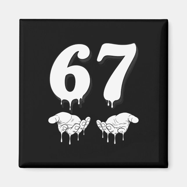 Íman Cool Six Seven 6 7 Meme Gen Alpha Gíria Fantasia M (Frente)