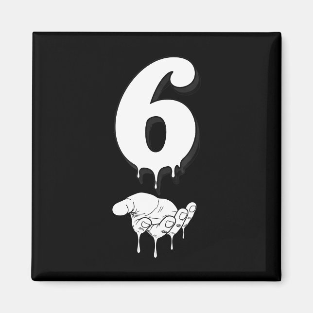 Íman Cool Six Seven 6 7 Meme Gen Alpha Slang Costume Ma (Frente)