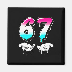 Íman Cool Six Seven 6 7 Meme Geração Alpha Gíria Fantas