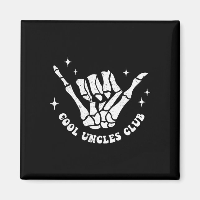 Íman Cool Uncles Club Uncle Cke Birthday Father's Day  (Frente)