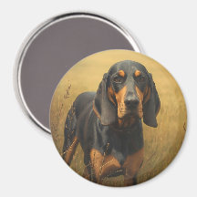 Coonhound Preto e Fogueiro