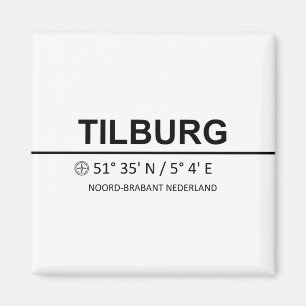 Íman Coordenadas de Tilburg - Coordenadas de Tilburg