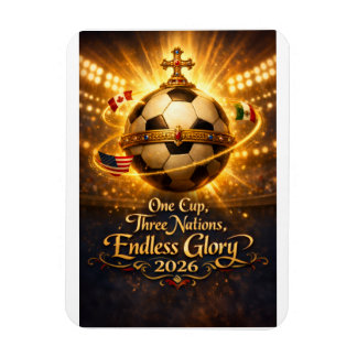 Íman Copa do Mundo 2026 Cartaz de Futebol Renascença El