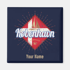 Íman Copenhaga Capital Dinamarca - Navio retrô à vela