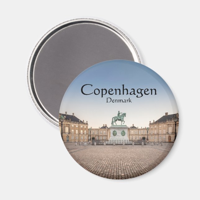 Íman Copenhaga Dinamarca (Front/Back)