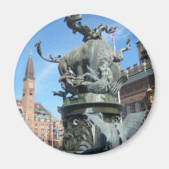 Íman Copenhaga, Dinamarca (Frente)