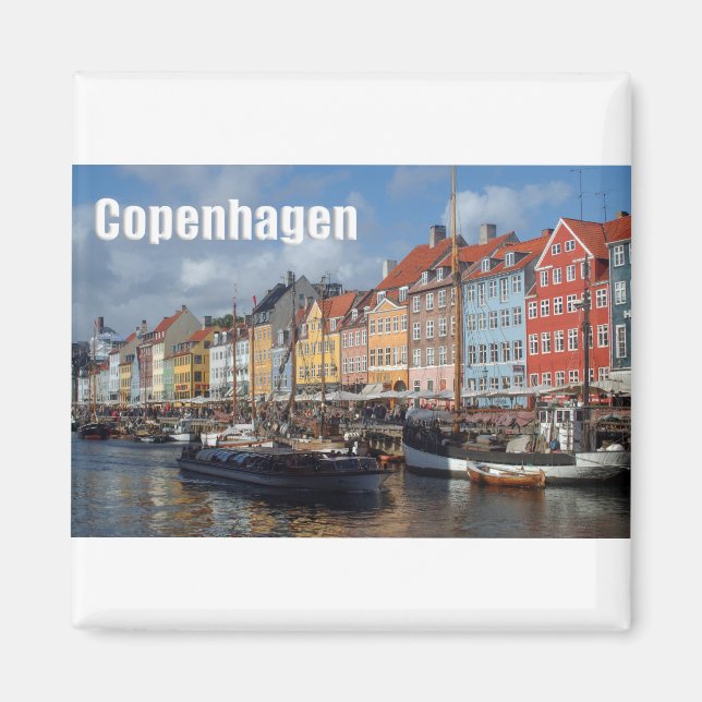Íman Copenhaga Dinamarca Nyhavn (Frente)