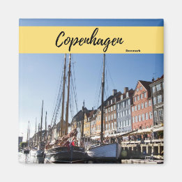 Íman Copenhagen Dinamarca Souvenir Magnet