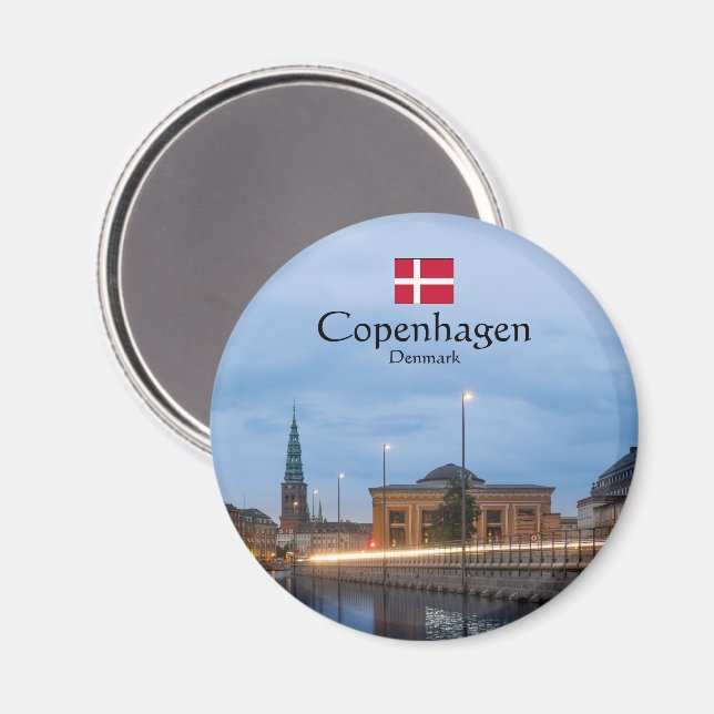 Íman Copenhagen Souvenir (Front/Back)