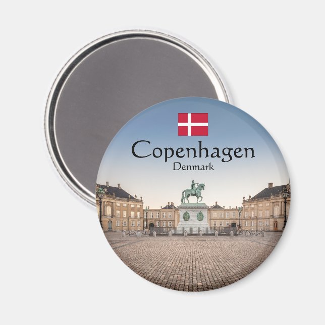 Íman Copenhague Dinamarca (Front/Back)