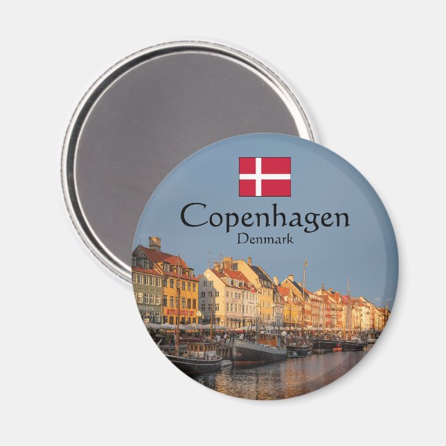 Íman Copenhague Dinamarca (Front/Back)